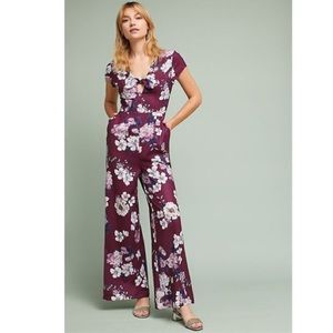 Anthropologie Yumi Kim Floral Cutout Jumpsuit NWT